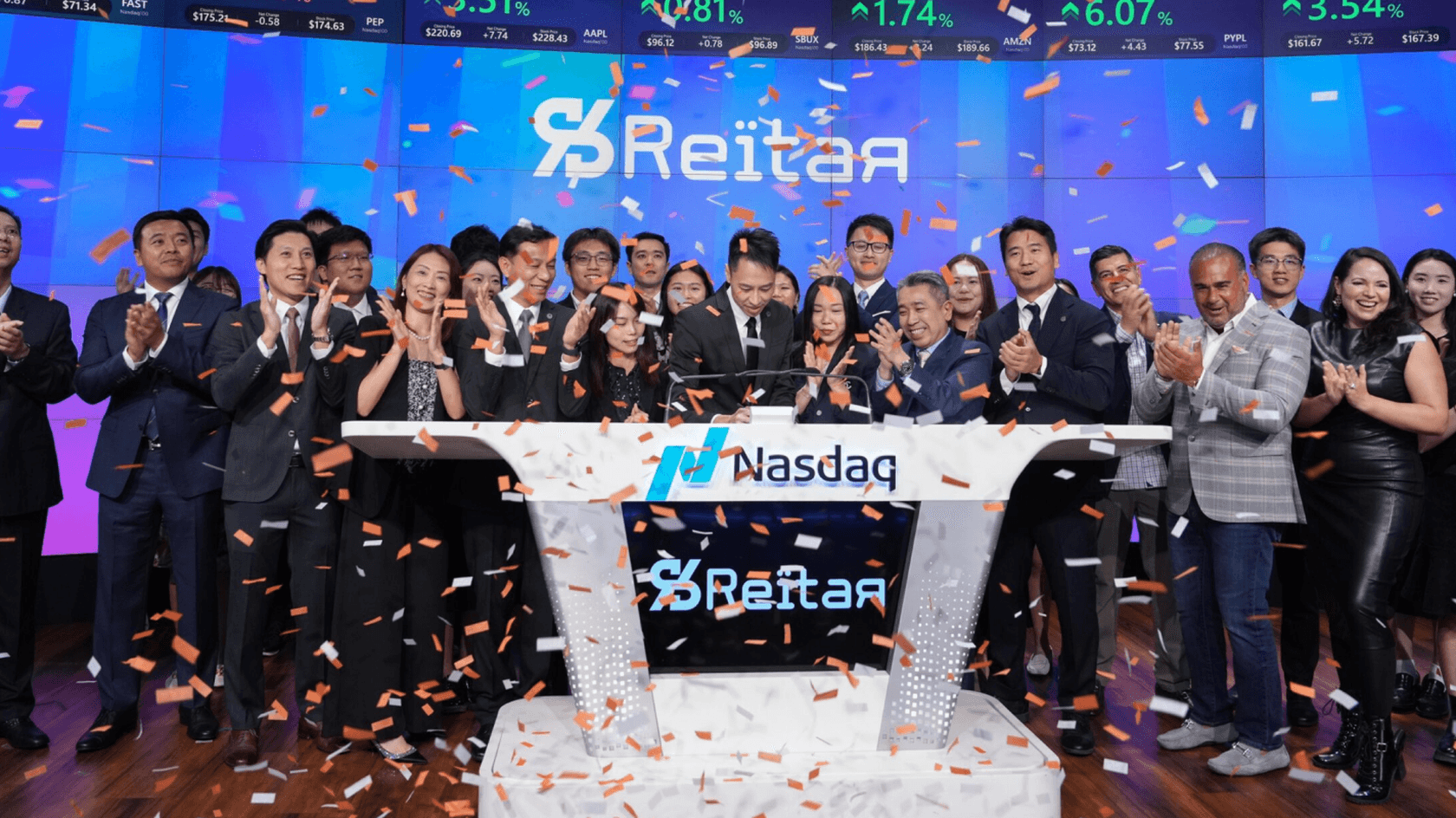 Reitar Logtech Nasdaq's Listing. Source: Reitar
