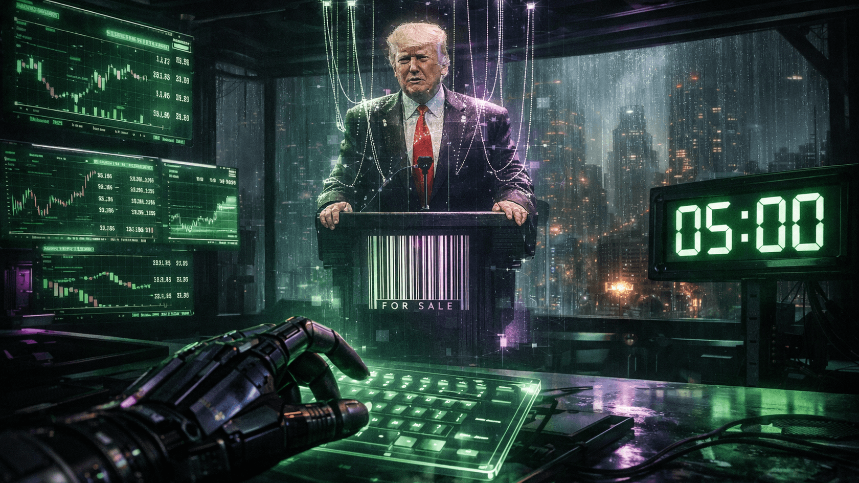 Major players placed trades worth hundreds of millions of dollars just five minutes before a sharp shift in the U.S. president’s political rhetoric.