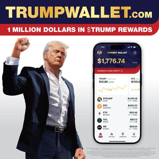 Trump Wallet Announcement. Source: @GetTrumpMemes