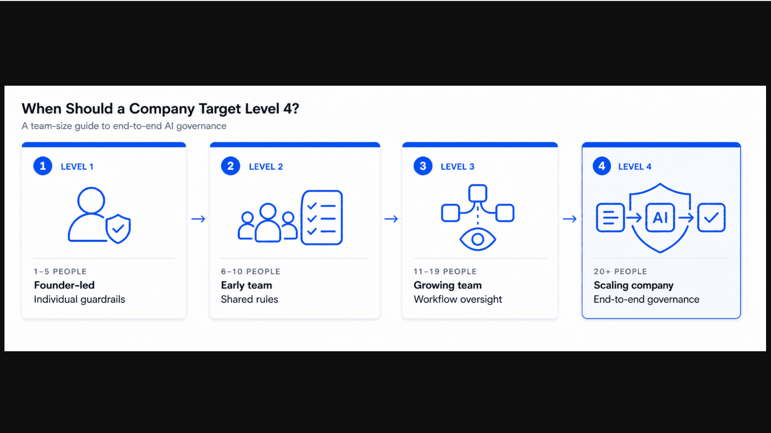 When should a company target Level 4