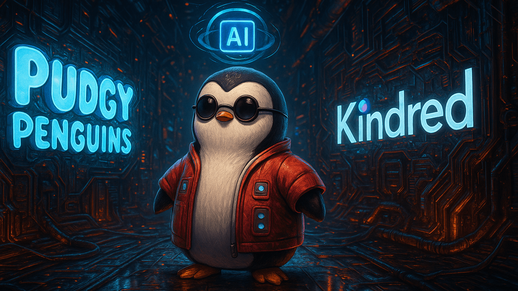 Pudgy Penguins and Kindred Labs are integrating artificial intelligence into NFTs, creating interactive digital characters capable of personalized communication.