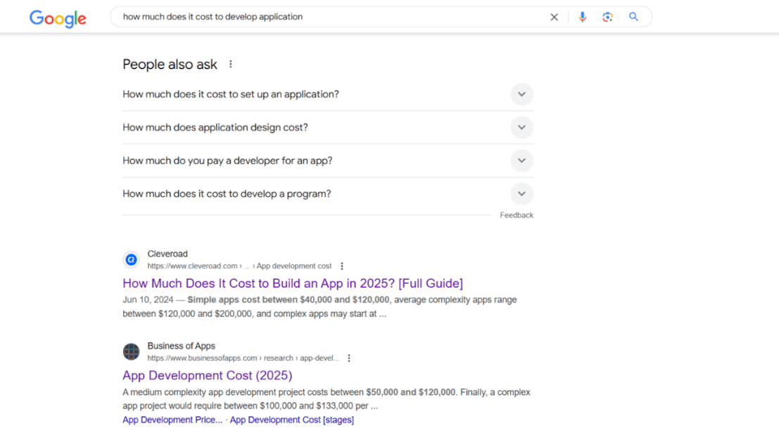 AI agent also uses ‘People Also Ask’ queries for content gap analysis.  