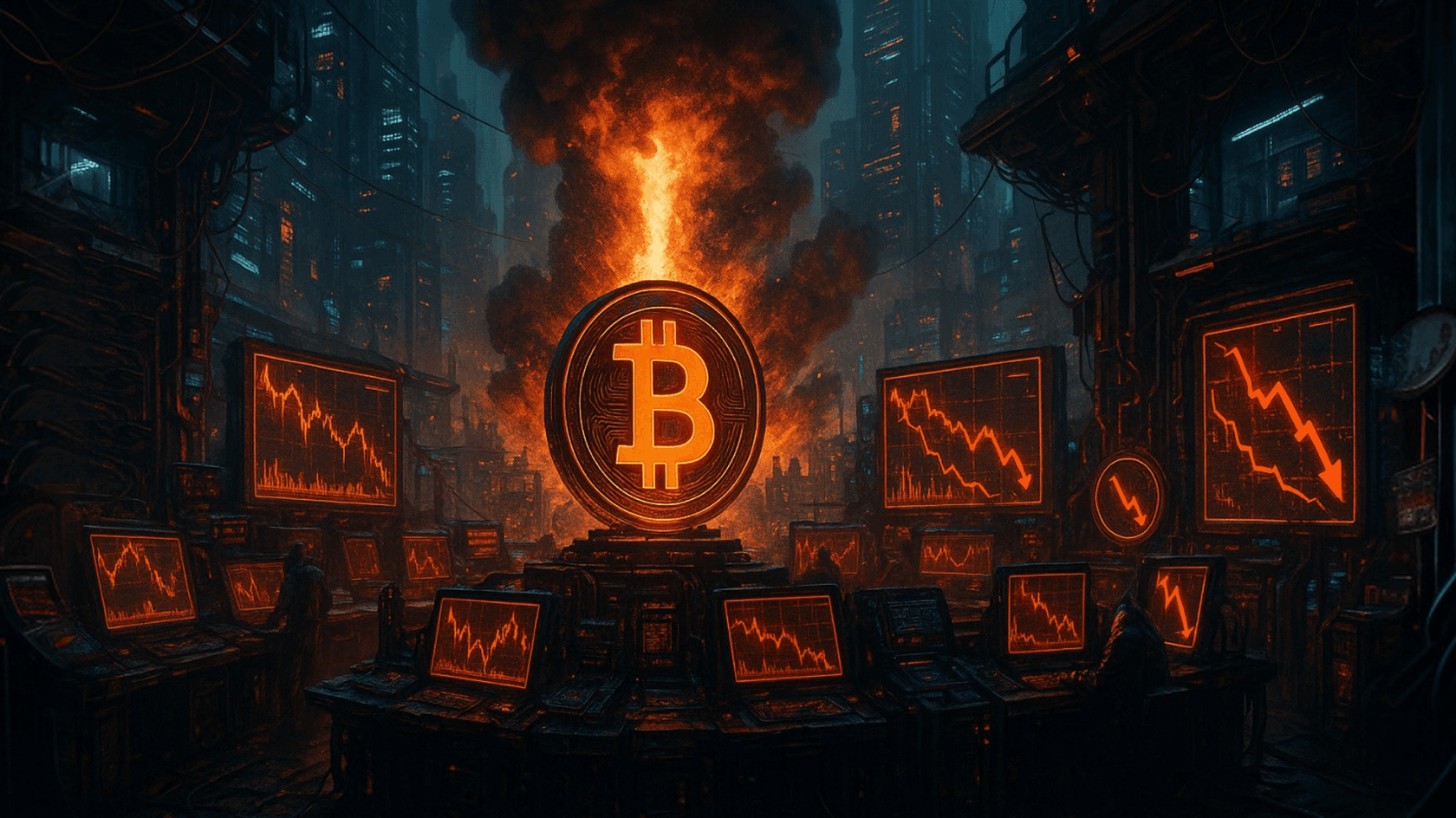 Bitcoin (BTC) and Ethereum (ETH) crash as liquidations top $1 Billion.