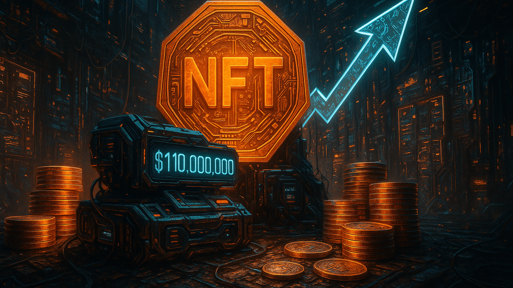 NFT sales volume for the week reached $110.66 mln, an increase of 10,80%. The number of buyers rose 679,06%, while sellers grew 440,24%.