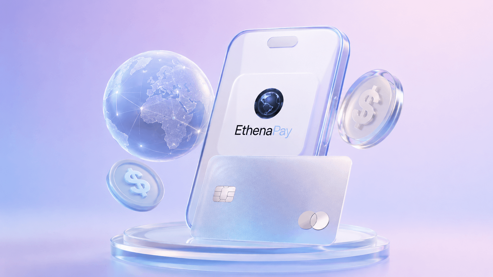 The product connects an IBAN provided by a licensed partner with a non-custodial crypto wallet in a single app.