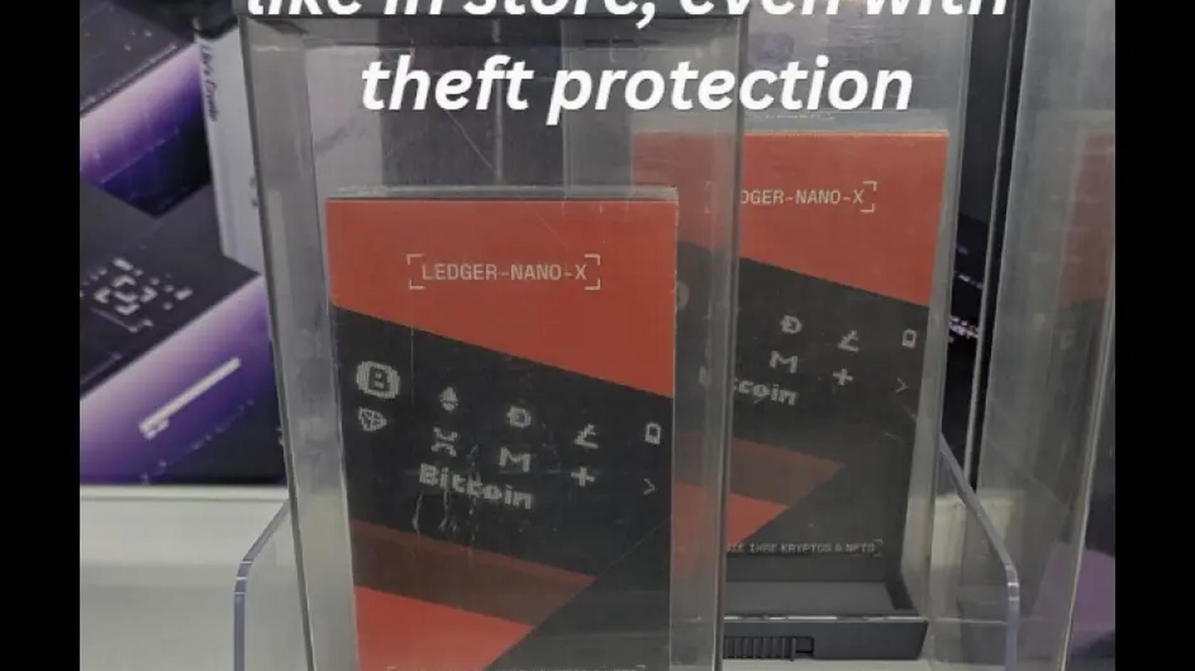 Sold in a theft-proof box, yet they’re the ones doing the stealing. Source: X