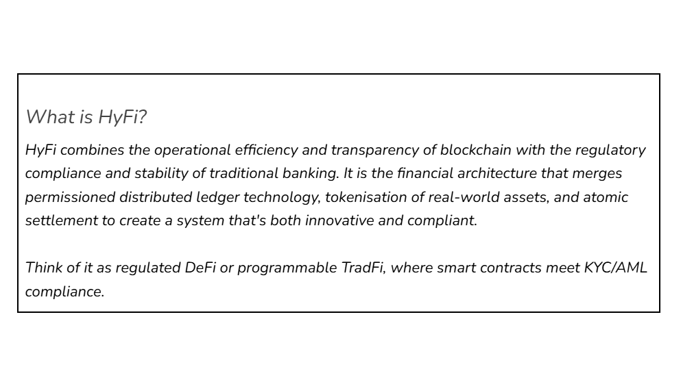 What is HyFi?