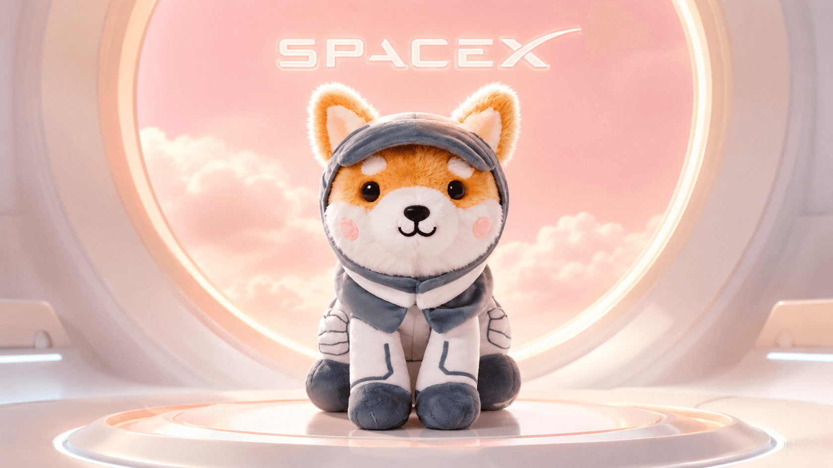 SpaceX listed a plush Asteroid dog in its store — and the native token instantly spiked in price.