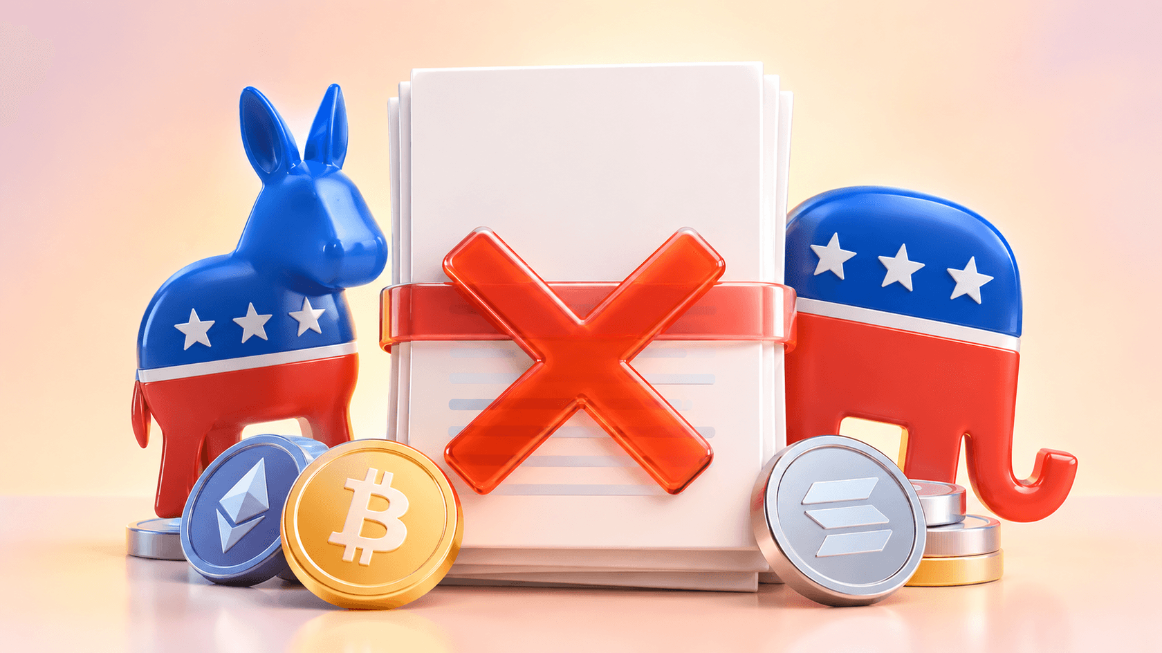 After a year of negotiations and hundreds of millions of dollars in lobbying, the Senate didn't even let the bill move forward to consideration. We break down the market's reaction and the scenarios still open for the CLARITY Act.