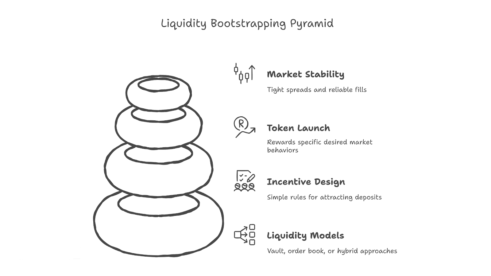 Liquidity Bootstrapping Pyramid