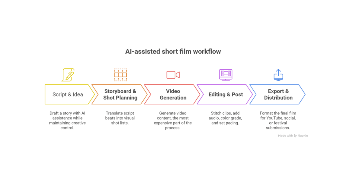 AI-assisted film production isn’t a one-off task but an entire pipeline 