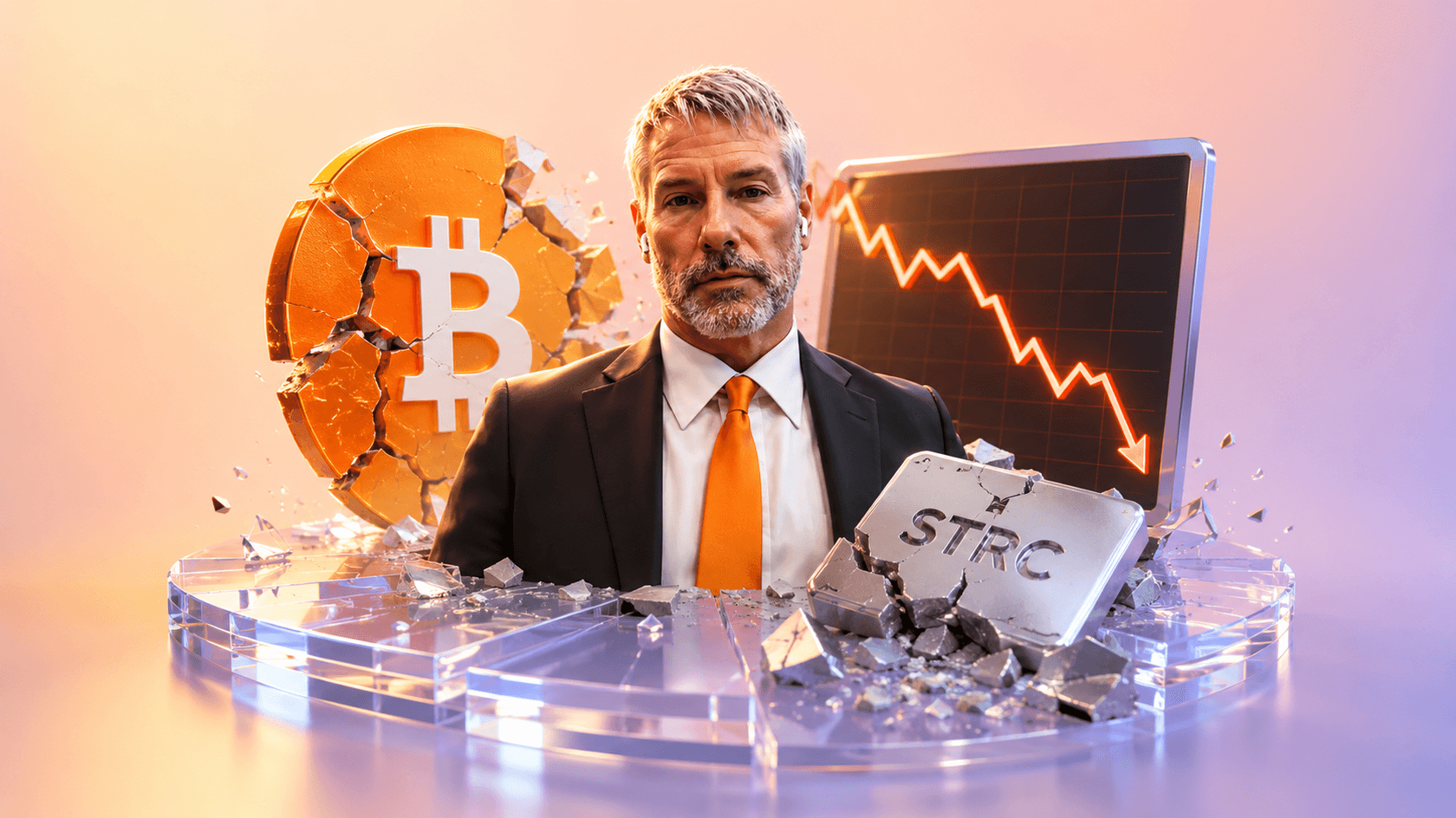 Ripple's CEO says the plunge in STRC shares demonstrates that Strategy's financial model is fundamentally flawed.