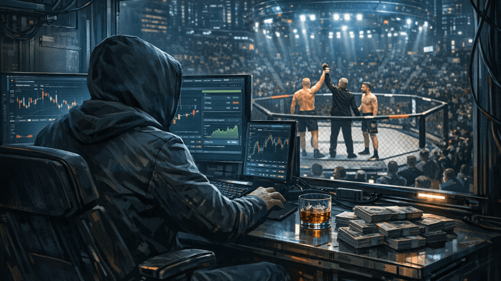 A mistimed announcement during a fight allowed an eagle-eyed platform user to score a massive windfall in just a few seconds.