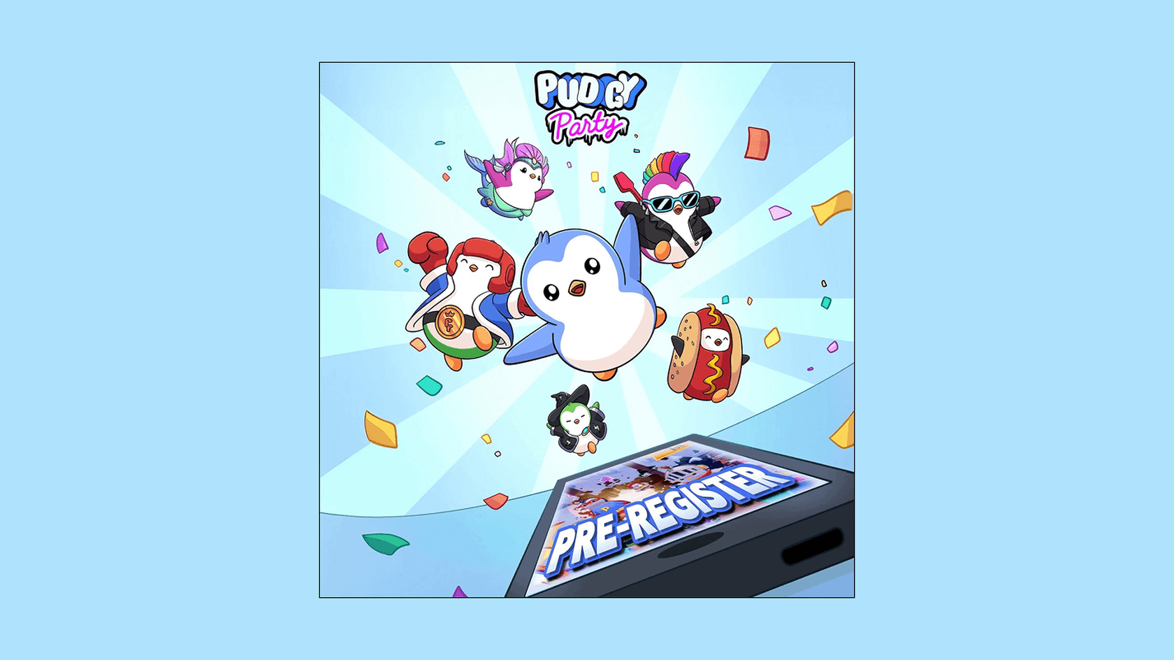 Pudgy Party Pre-Register. Source: @pudgypenguins