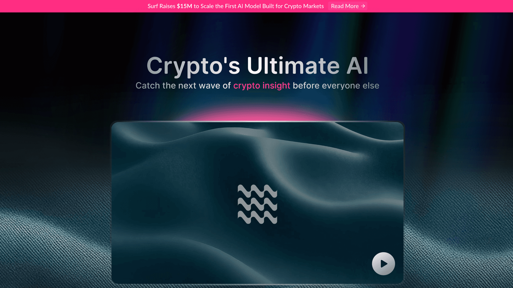 Surf, a specialized AI platform built exclusively for digital assets, has secured $15 million in funding. Boasting 4x the accuracy of generic AI models, Surf is now live and hinting at a potential airdrop for its early ecosystem participants.