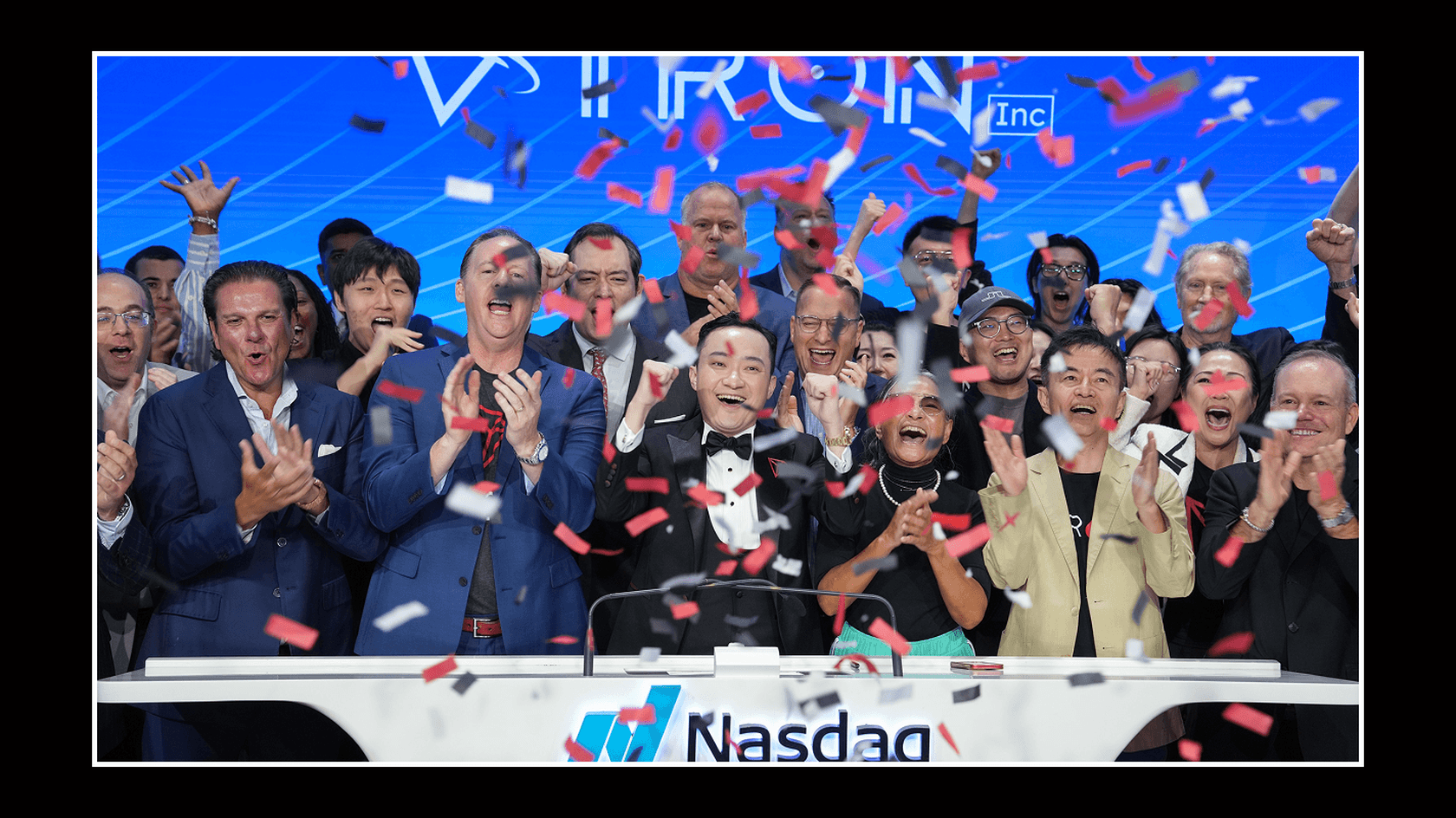 Tron Listed on Nasdaq. Source: @NasdaqExchange