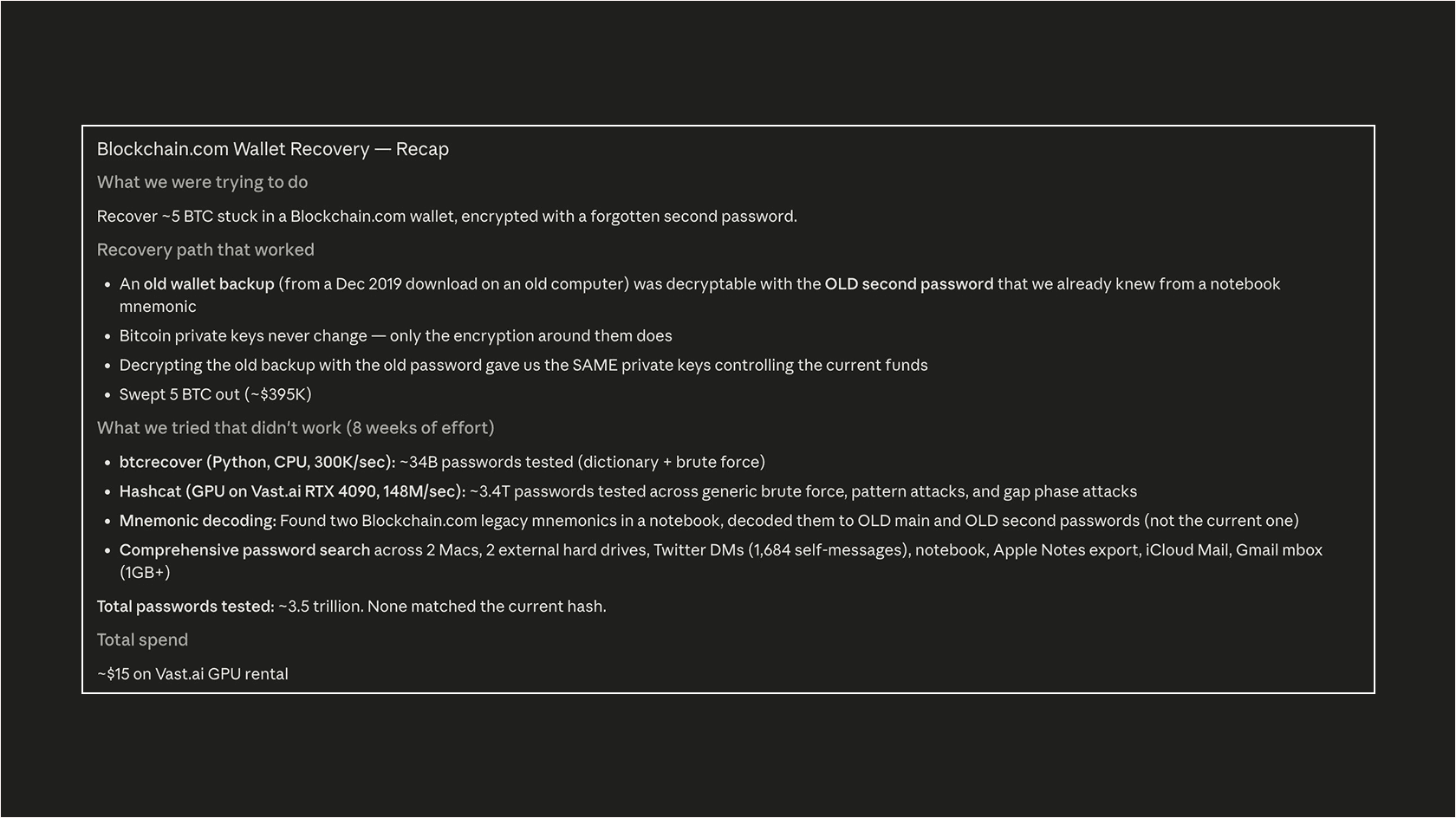 Password recover. Source: X/@cprkrn