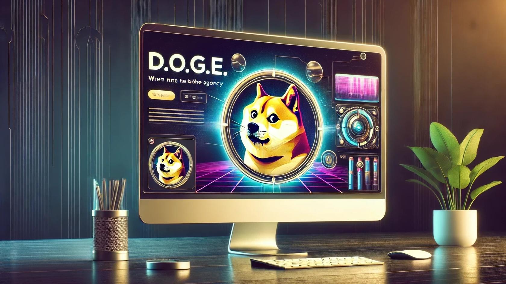 After the new U.S. government agency, the Department of Government Efficiency (D.O.G.E.), went live, a Dogecoin logo appeared on its official website.