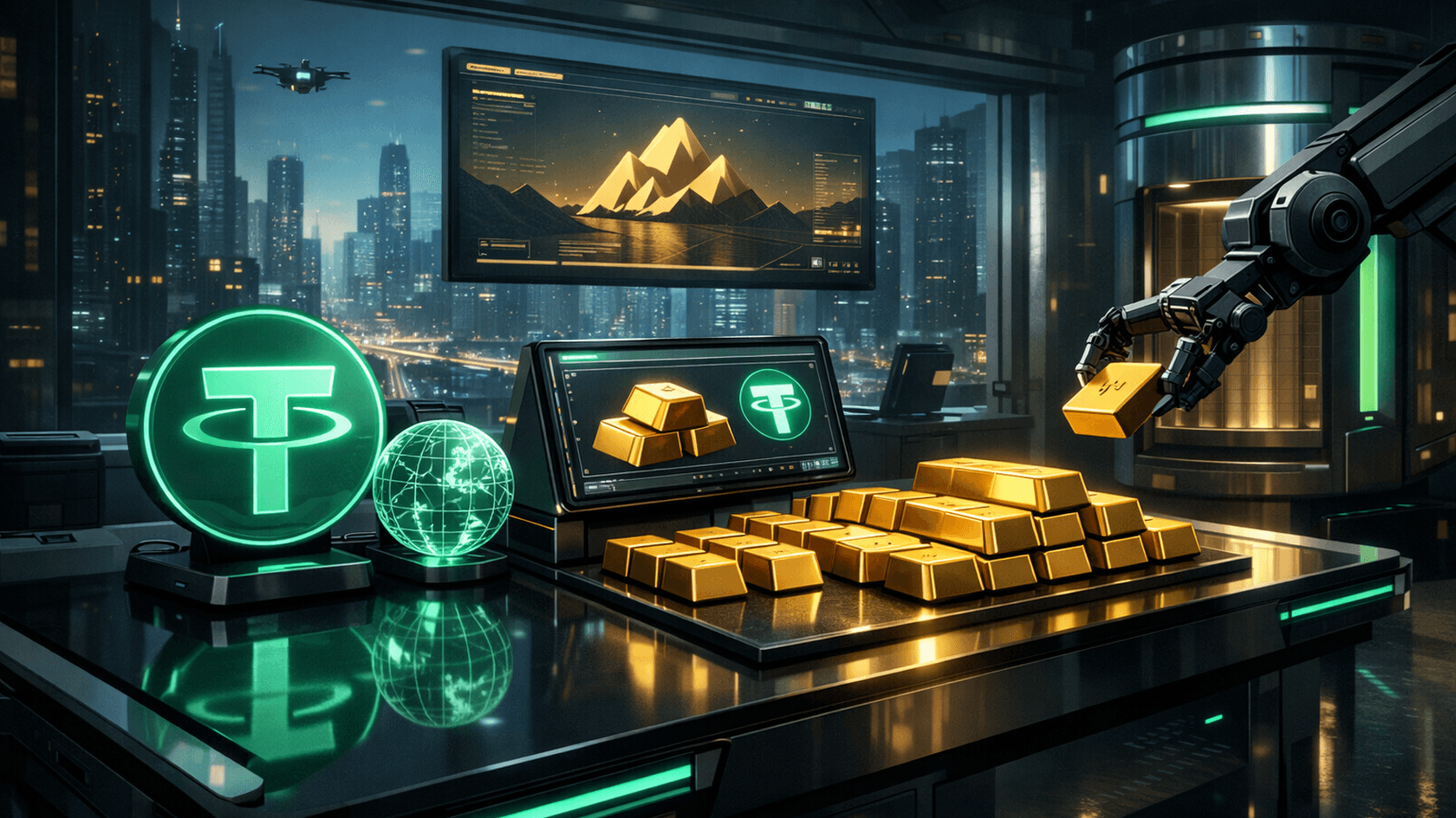 The stablecoin issuer bought a 12% stake in the platform to bridge digital assets with physical metal.