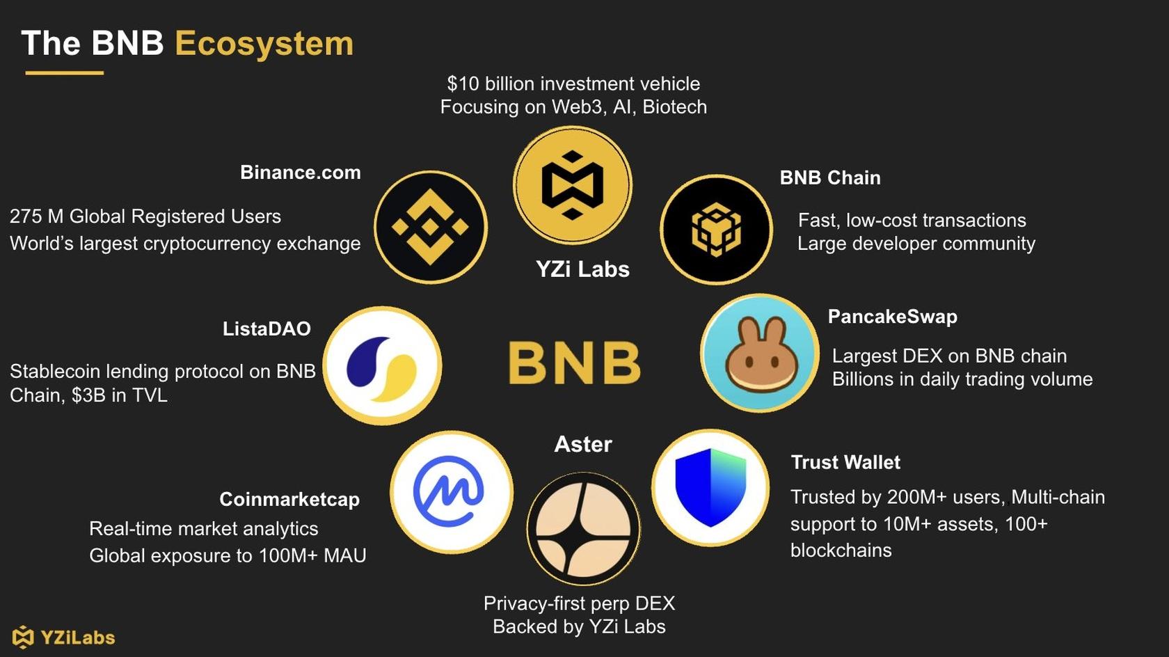 BNB Ecosystem. Source: Yzi Labs