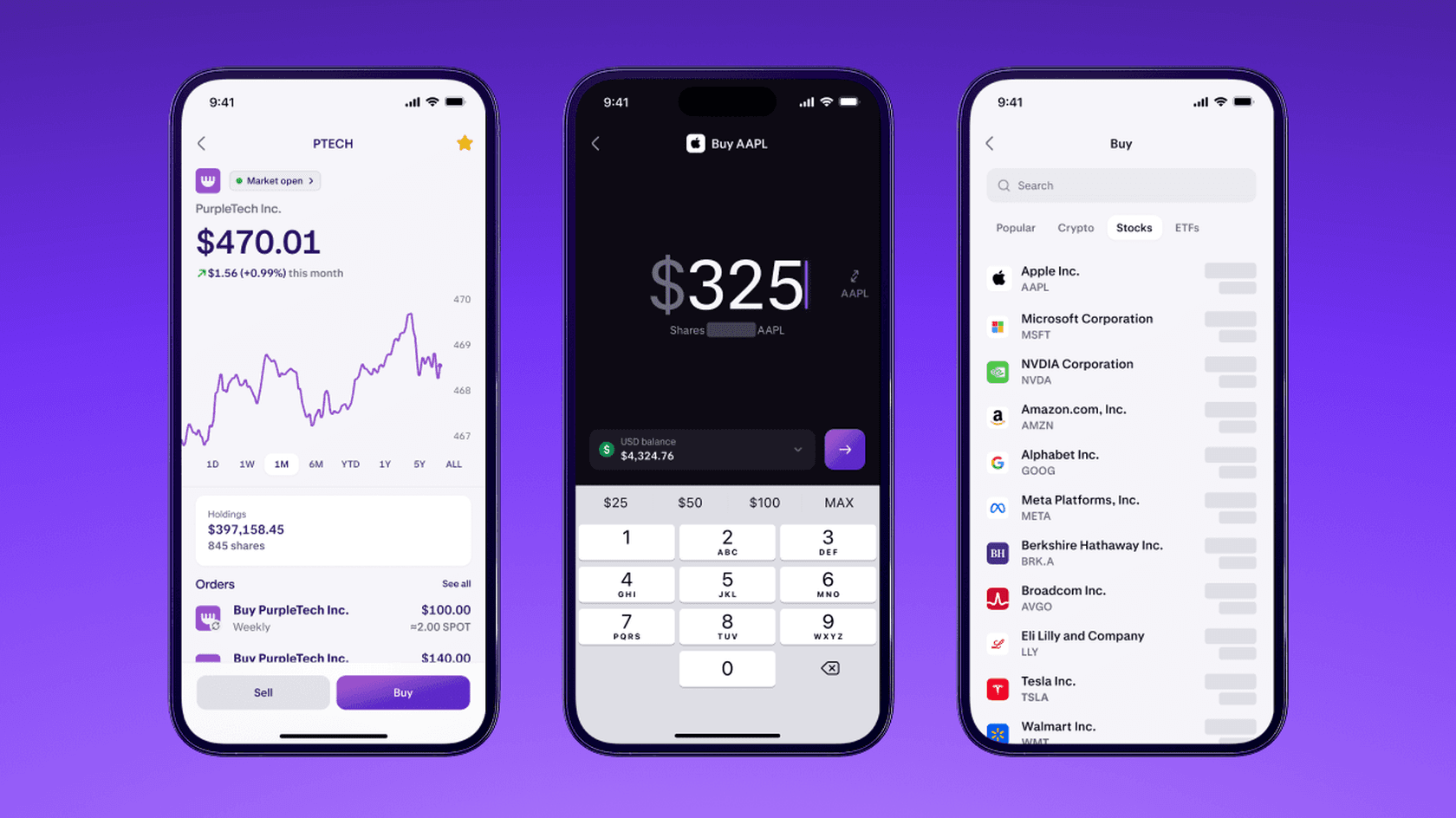 Trading Atocks and ETFs on the Kraken Exchange App. Source: blog.kraken.com