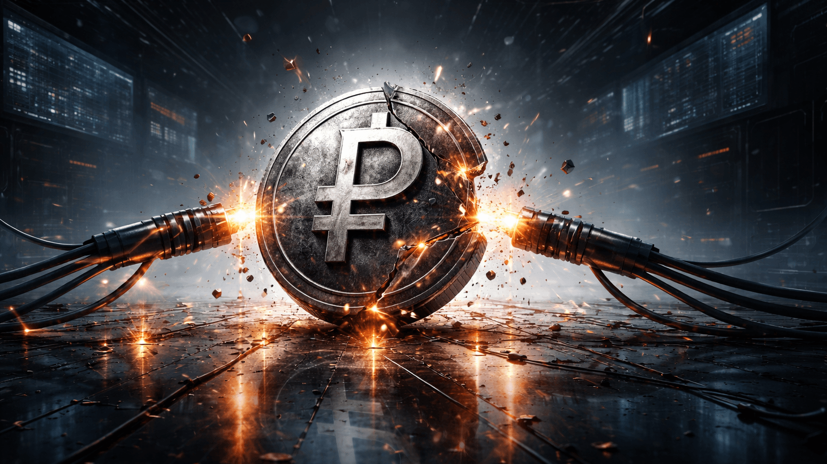 The project operated as a USDT gateway for sanctioned business, but US and EU measures have crushed trading volumes.