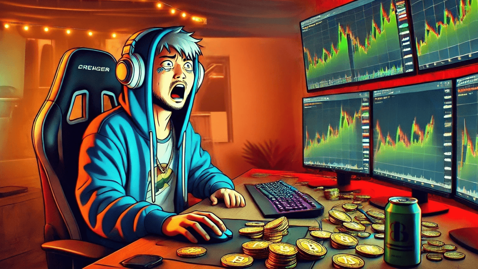 A South Korean YouTuber known as Satto, famous for his aggressive crypto trading, has gained notoriety for broadcasting his trades live.