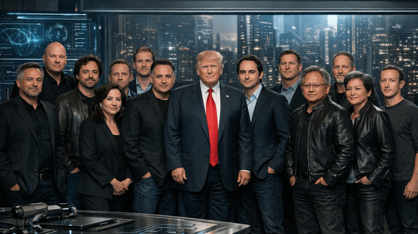 The White House has brought together a council of top executives from AI companies and tech giants, including Meta and Nvidia.