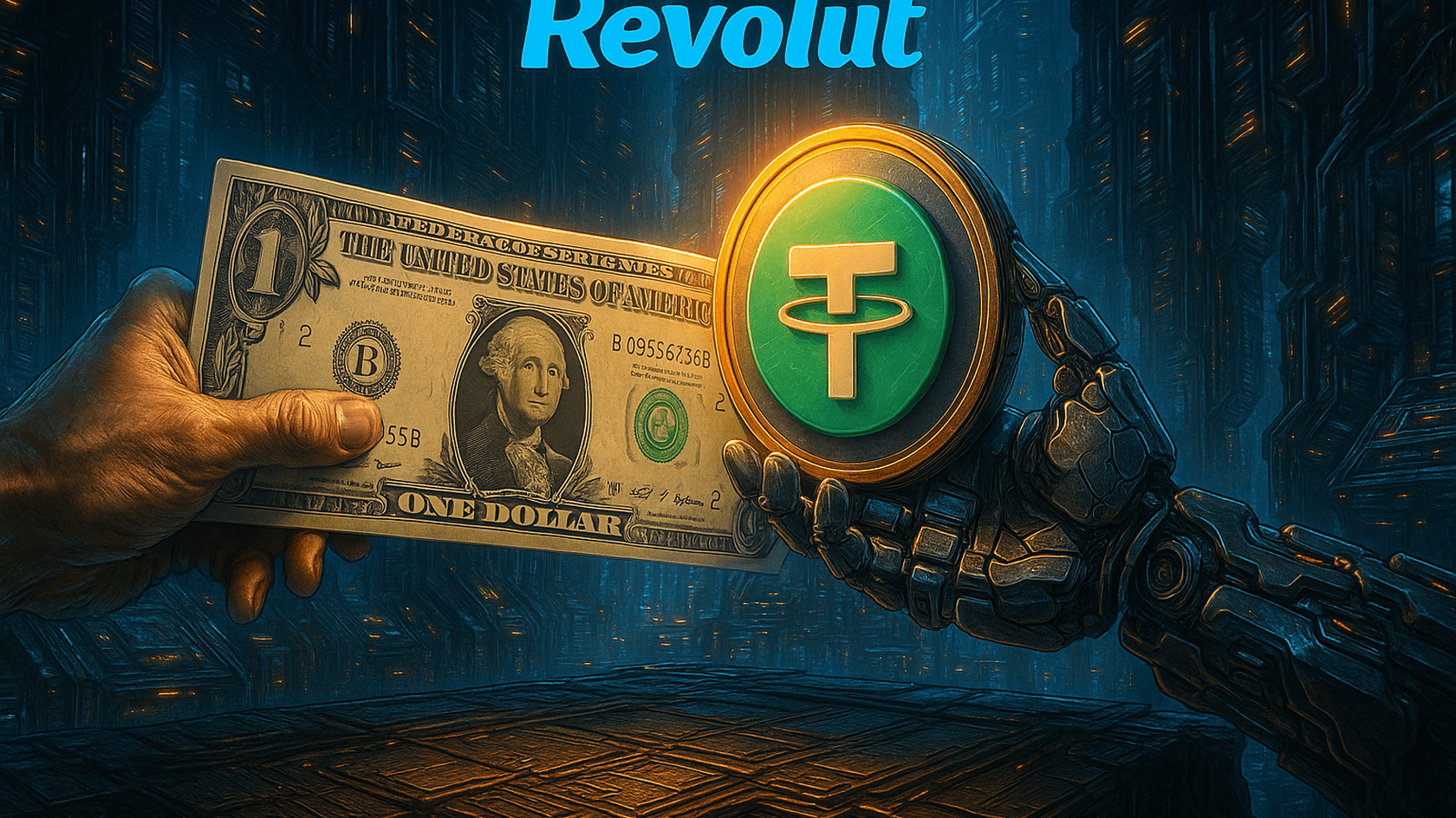 Customers can now convert fiat to crypto and back at a 1:1 rate with no hidden fees.