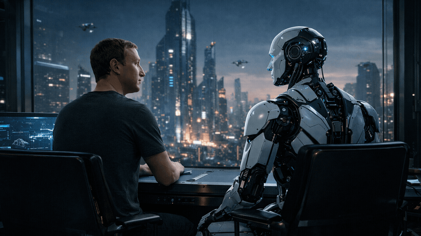 Meta is experimenting with AI in management, simplifying team structures and speeding up internal processes.